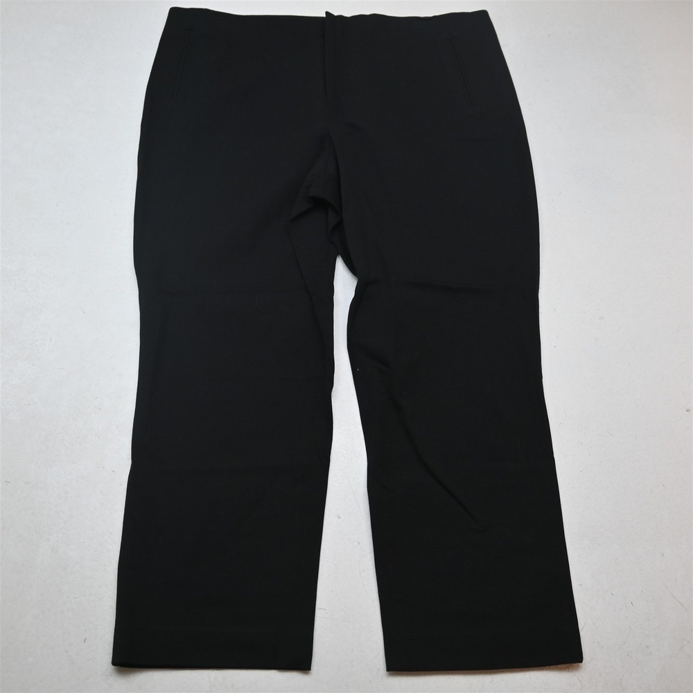 Morrissey 14 Black Classic Slim Ankle Dress Womens Pants